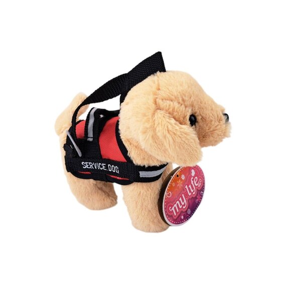 My Life Other - My Life As Service Dog Guide Plush Stuffed Animal Toy Harness Support Yellow Lab